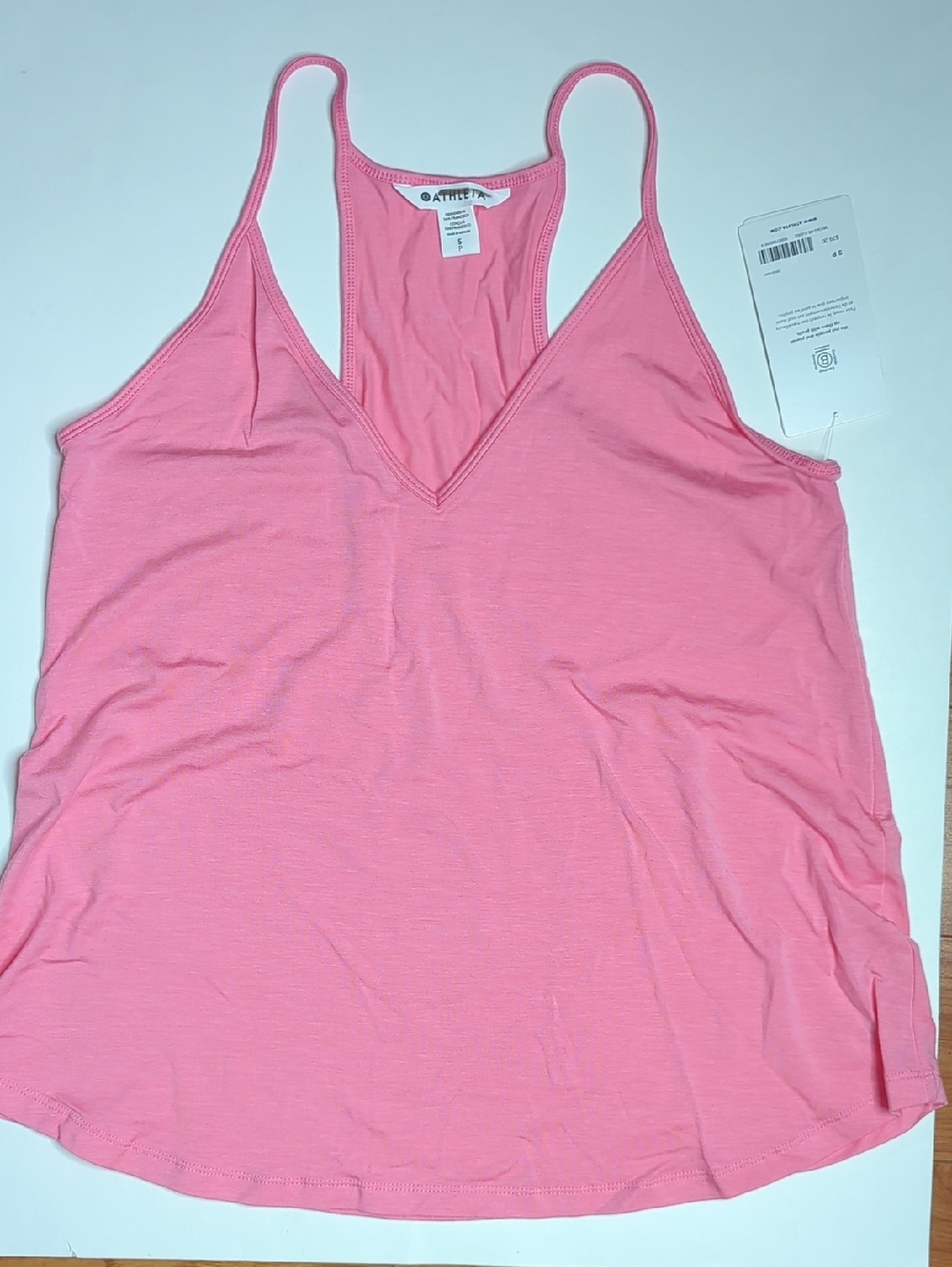 Athleta Nighttime Bliss Sleep Cami Pink in Size Small NWT